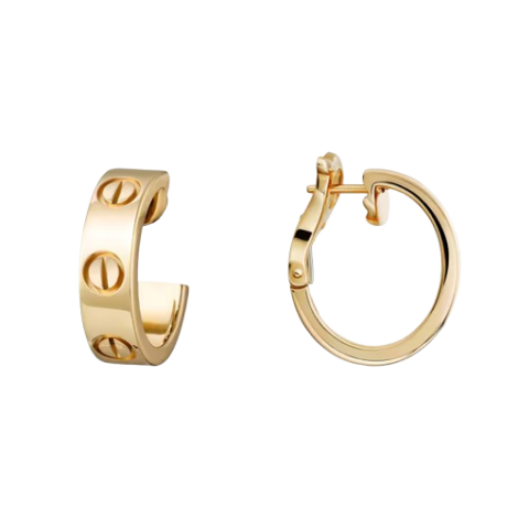 Love Hoop Earrings, Classic Model