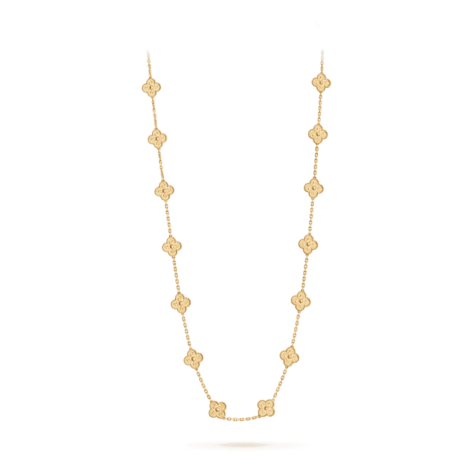 Vintage Alhambra Long Necklace, 20 Motifs