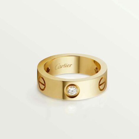 Love Ring, Classic Model, 3 Diamonds