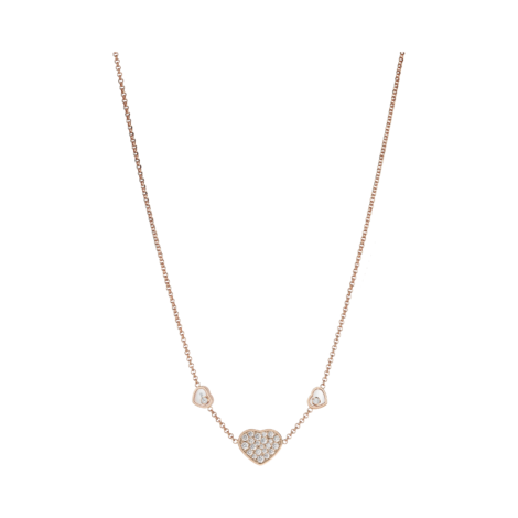 Happy Hearts Necklace, Diamonds