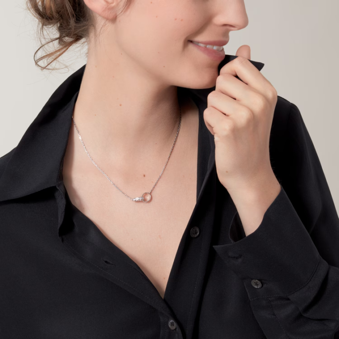 Love Pendant, Half-Paved