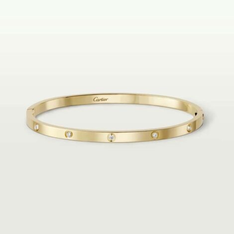 Love Bracelet, Small Model, 10 Diamonds
