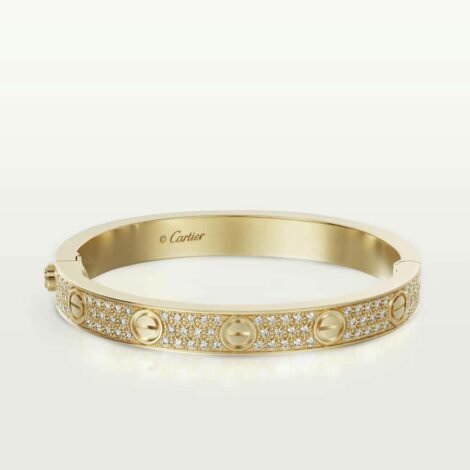 Love Bracelet, Classic Model, Paved,