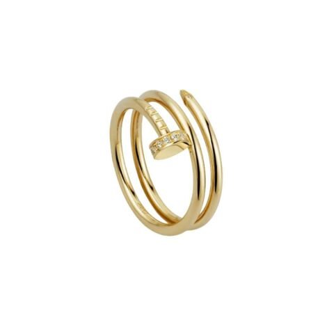 Juste Un Clou Ring, Double, Diamonds