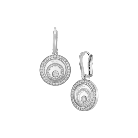 Happy Spirit Earrings, Ethical White Gold, Diamonds