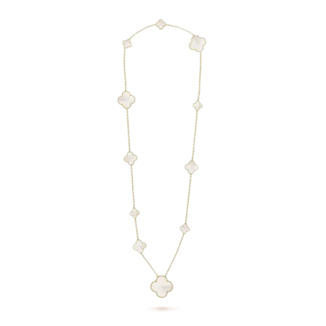 Magic Alhambra Long Necklace, 11 Motifs