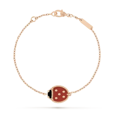 Lucky Spring Bracelet, Ladybug Closed Wings