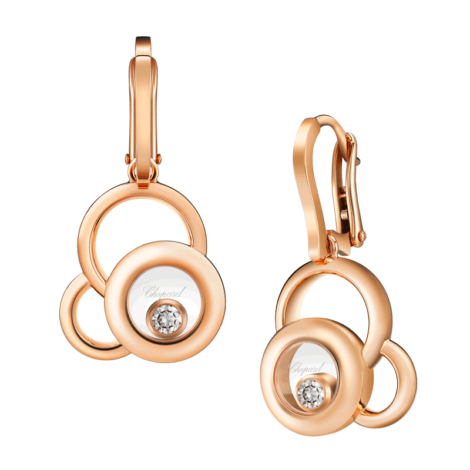 Happy Dreams Earrings, Rose Gold, Diamonds