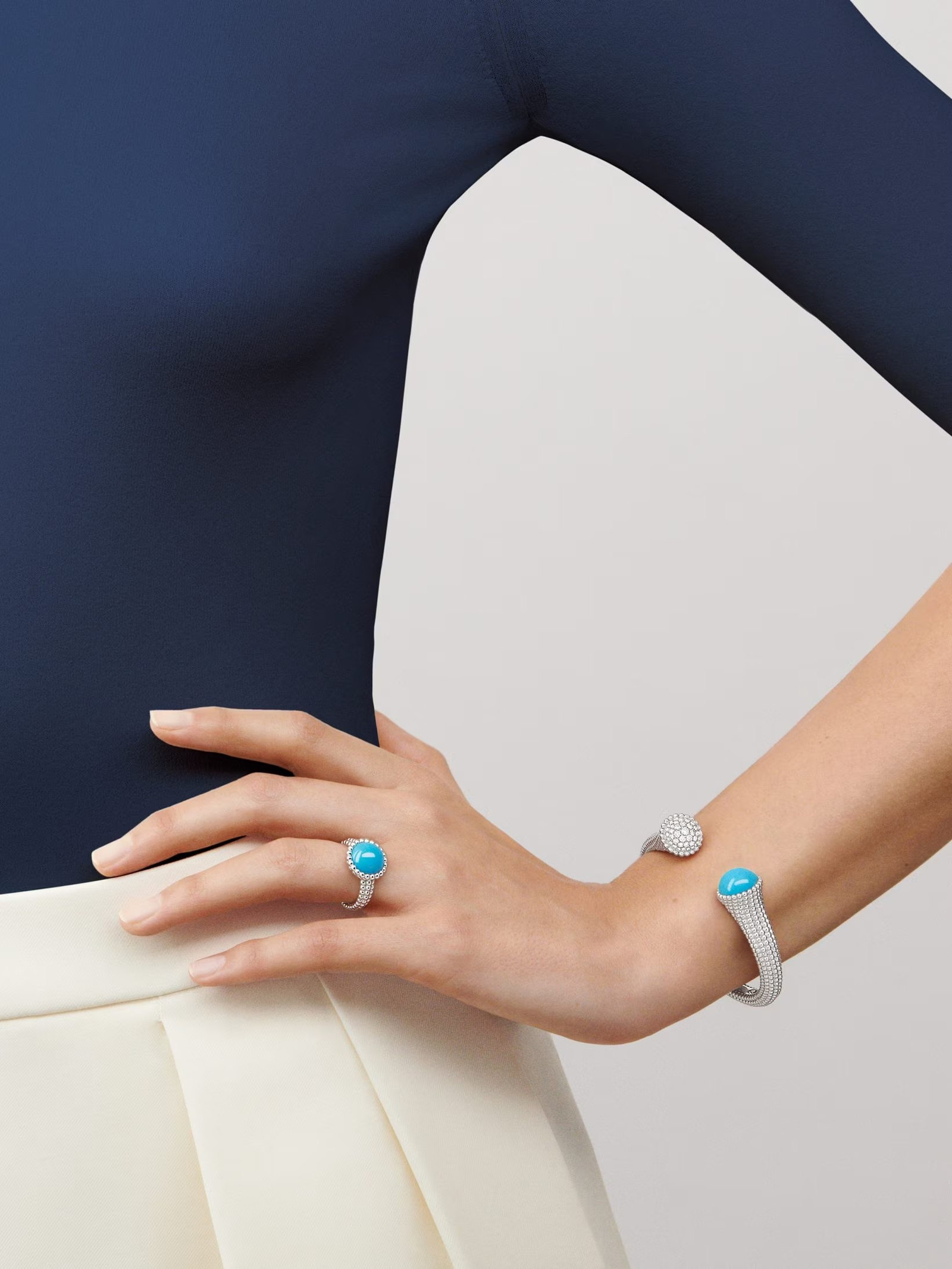 Perlée Couleurs Ring