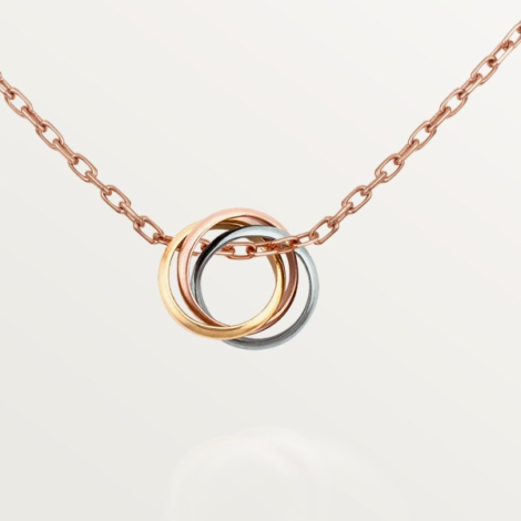 Trinity Necklace ( White Gold, Yellow Gold, Rose Gold )