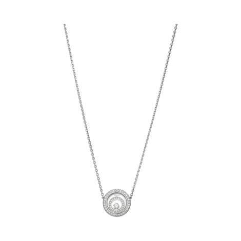 Happy Spirit Necklace, Ethical White Gold, Diamonds