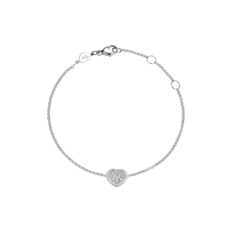 My Happy Hearts Bracelet, Ethical White Gold, Diamonds