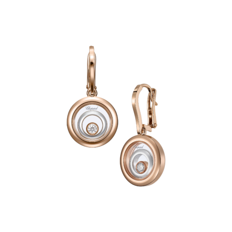 Happy Spirit Earrings, Ethical Rose Gold, Ethical White Gold, Diamonds