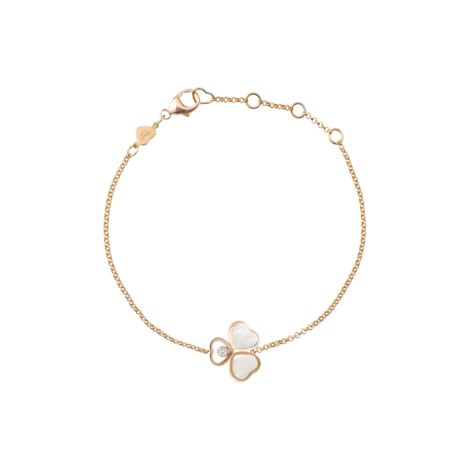 Happy Hearts Wings Bracelet, Ethical Rose Gold, Diamond