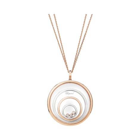 Happy Spirit Pendant, Ethical Rose Gold, Ethical White Gold, Diamonds
