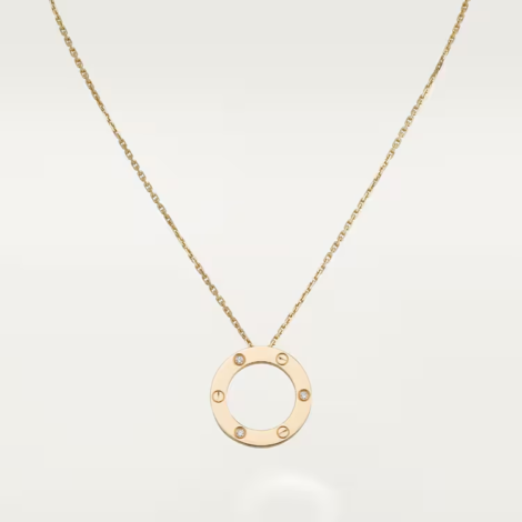 Love Pendant, 3 Diamonds