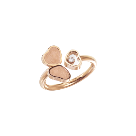 Happy Hearts Wings Ring, Ethical Gold, Diamond