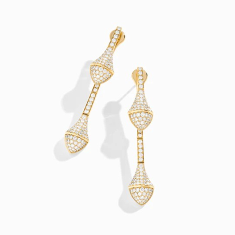 Cleo Full Diamond Drop Earrings