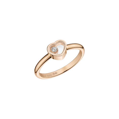 My Happy Hearts Ring, Ethical Rose Gold, diamond