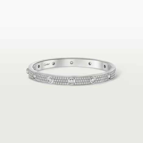 Love Bracelet, Classic Model, 12 Diamonds, Paved