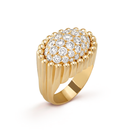 Perlée Diamonds Pavé Ring