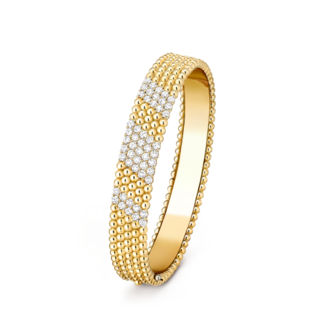 Perlée Diamonds Bracelet, 5 Rows, Medium Model