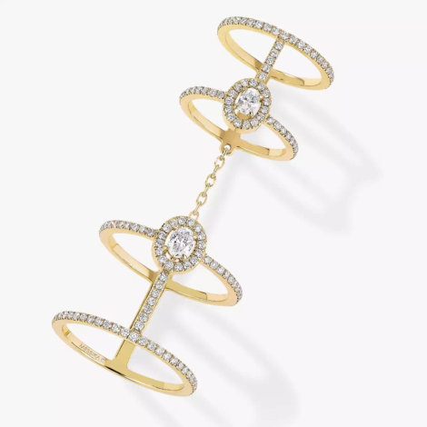 Glam'Azone Double Pavé Ring