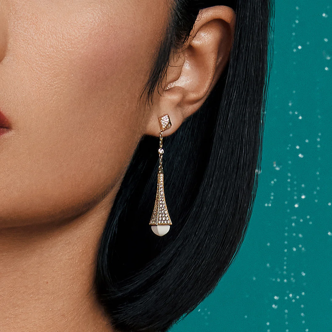 Cleo Diamond Teardrop Earrings