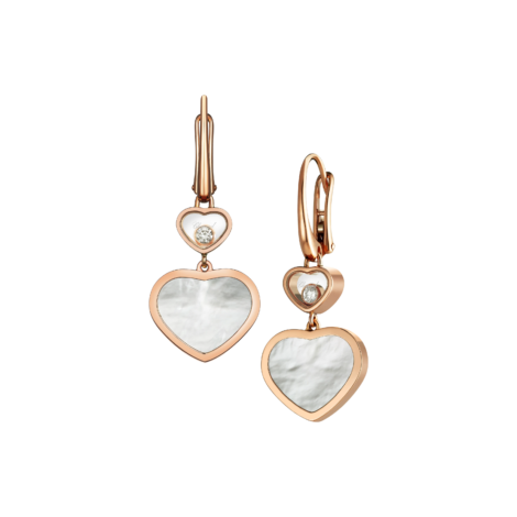 Happy Hearts Earrings, Ethical Gold, Diamonds, Stone