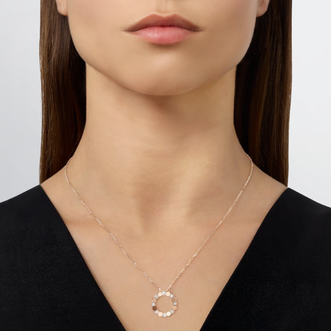 Bee de Chaumet Small Necklace, Rose Gold, Diamonds