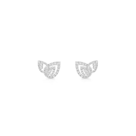 Joséphine Duo Éternel Earrings White Gold, Diamonds
