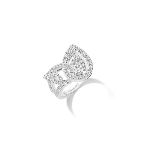 Joséphine Duo Éternel Ring White Gold, Diamonds
