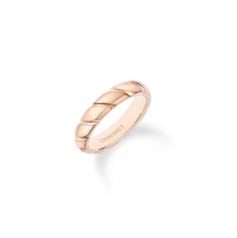 Torsade de Chaumet Wedding Band, Rose Gold