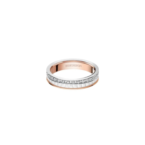 Quatre White Edition Wedding Band
