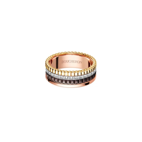 Quatre Classique Small Ring, Diamonds